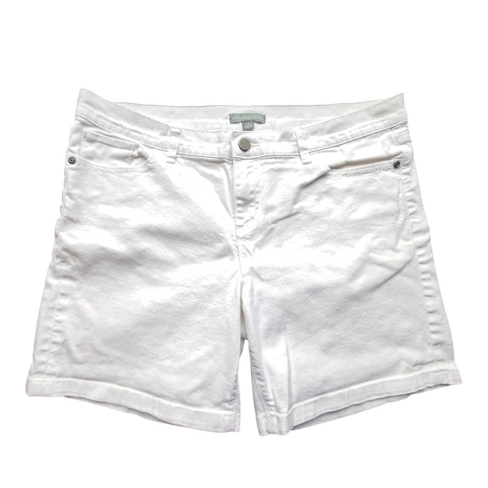 New York & Company Denim Bermuda Shorts Size‎ 12